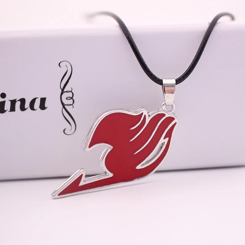 Fairy Tail Pendants Necklaces Anime Cosplay Necklace Different Colors Metal Choker Jewelry - Image 4