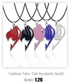 Fairy Tail Pendants Necklaces Anime Cosplay Necklace Different Colors Metal Choker Jewelry - Image 7