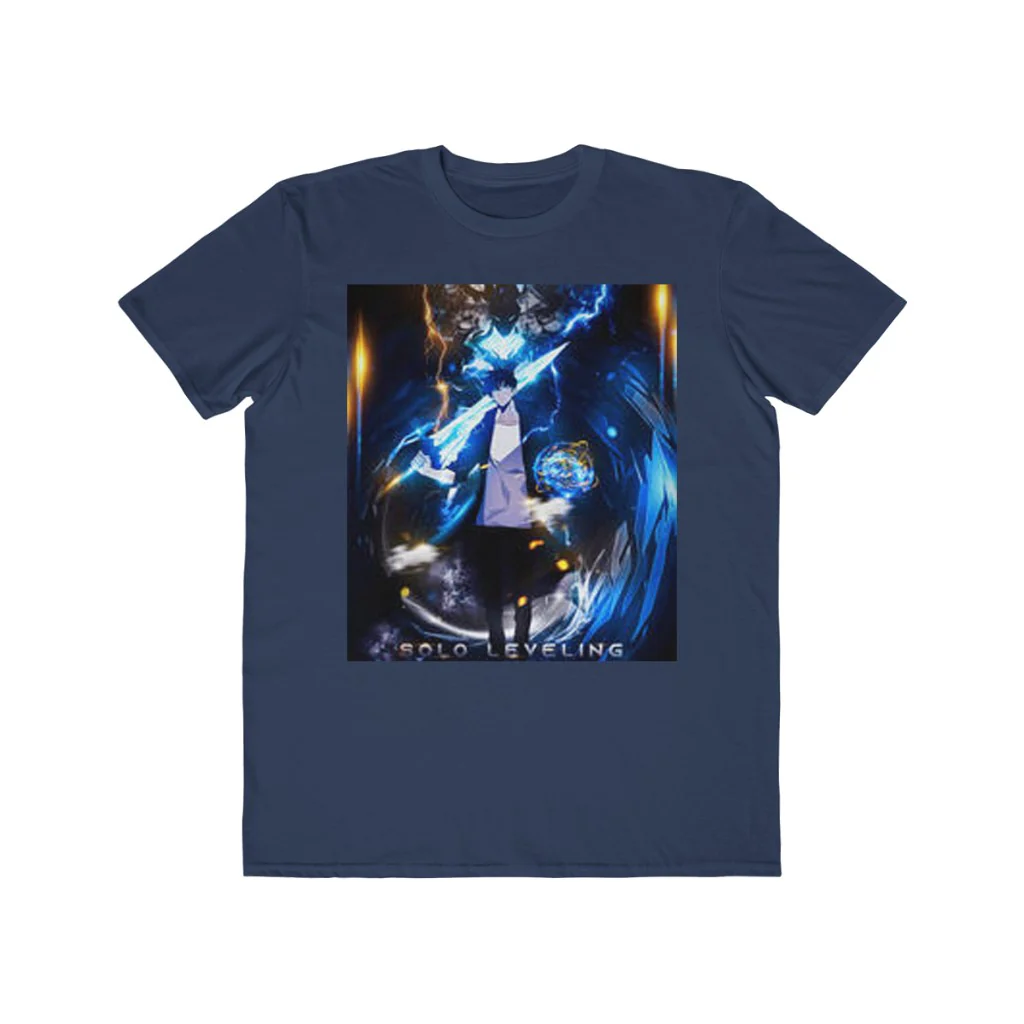 Solo Leveling Sung Jin-Woo And Igris Men's Lightweight Fashion T-Shirt - Image 7