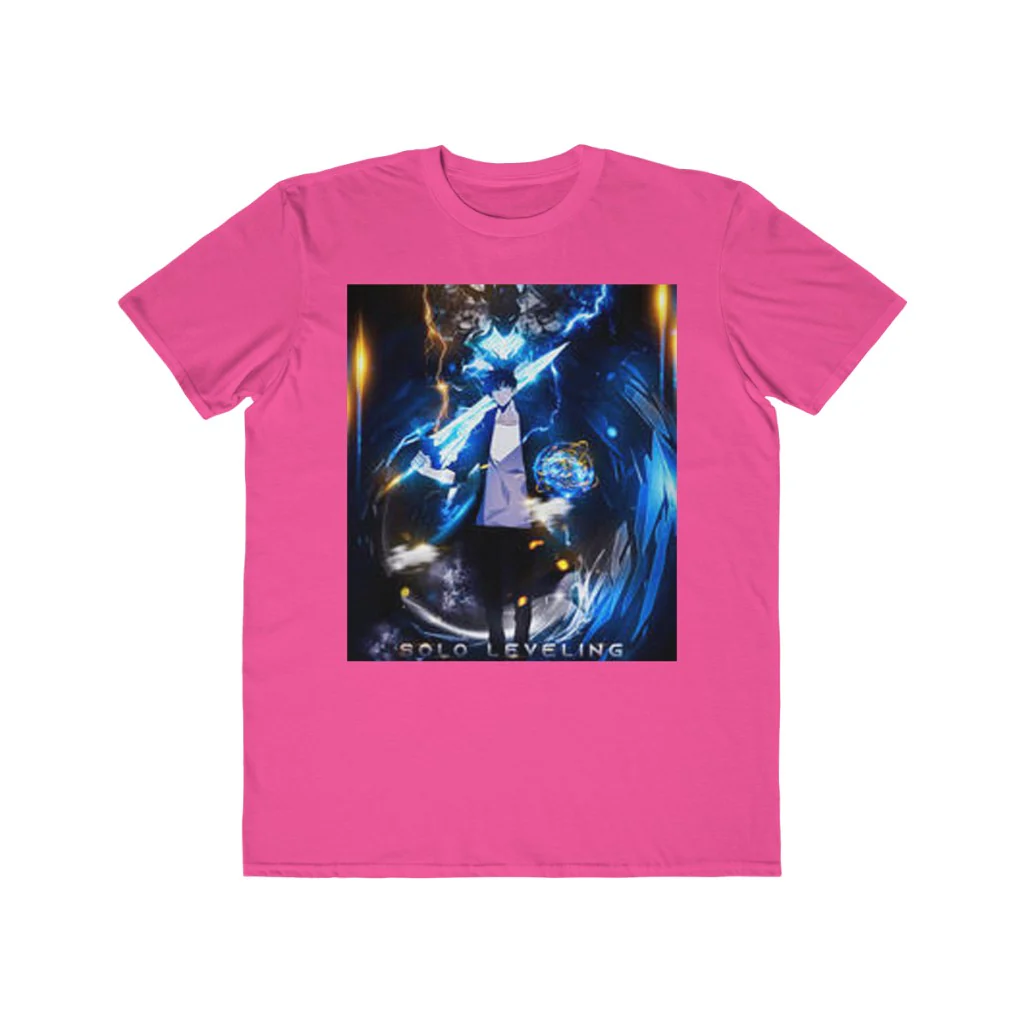 Solo Leveling Sung Jin-Woo And Igris Men's Lightweight Fashion T-Shirt - Image 9
