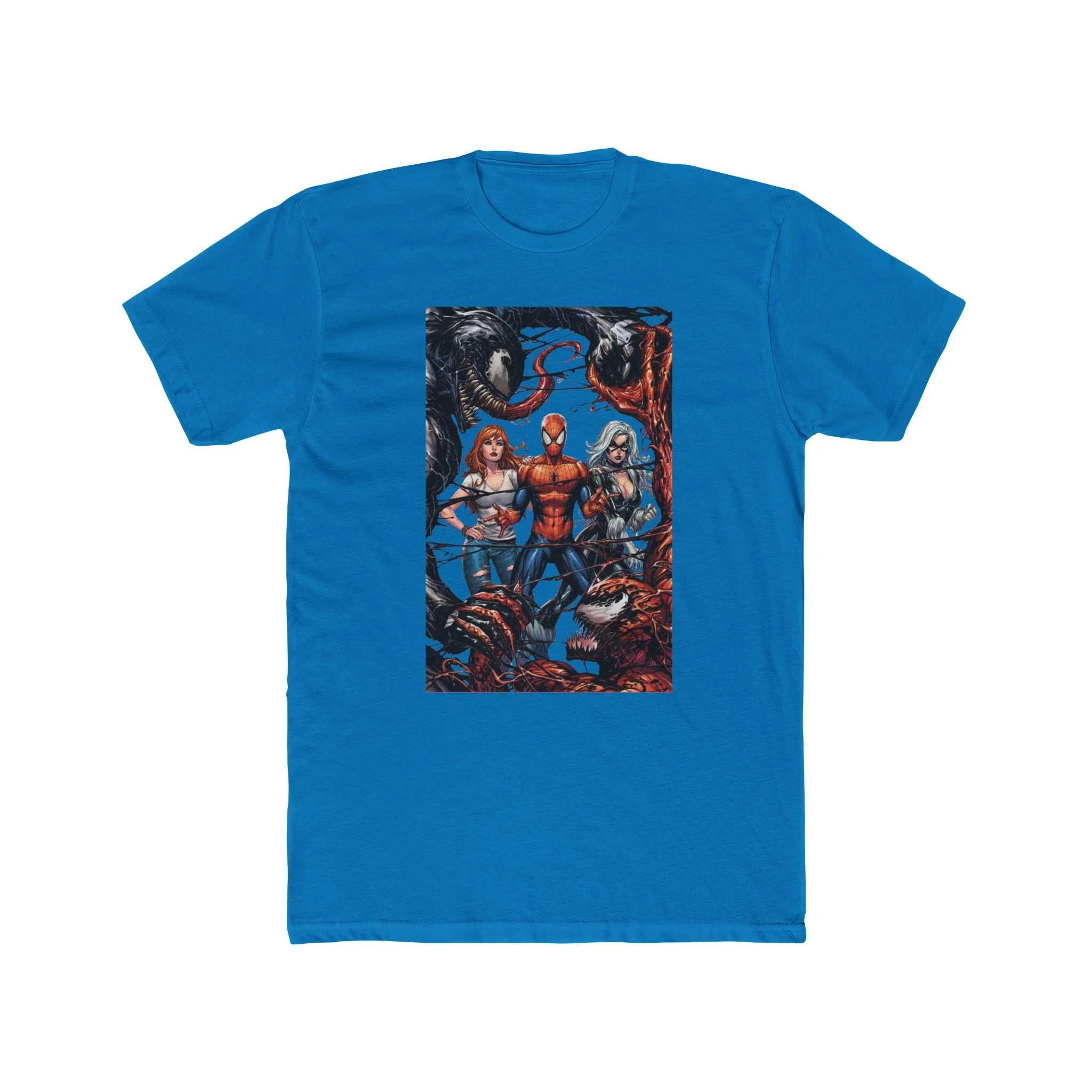 Spider-Man Venom Carnage MJ & Black Cat Crew Tee Shirt - Image 11