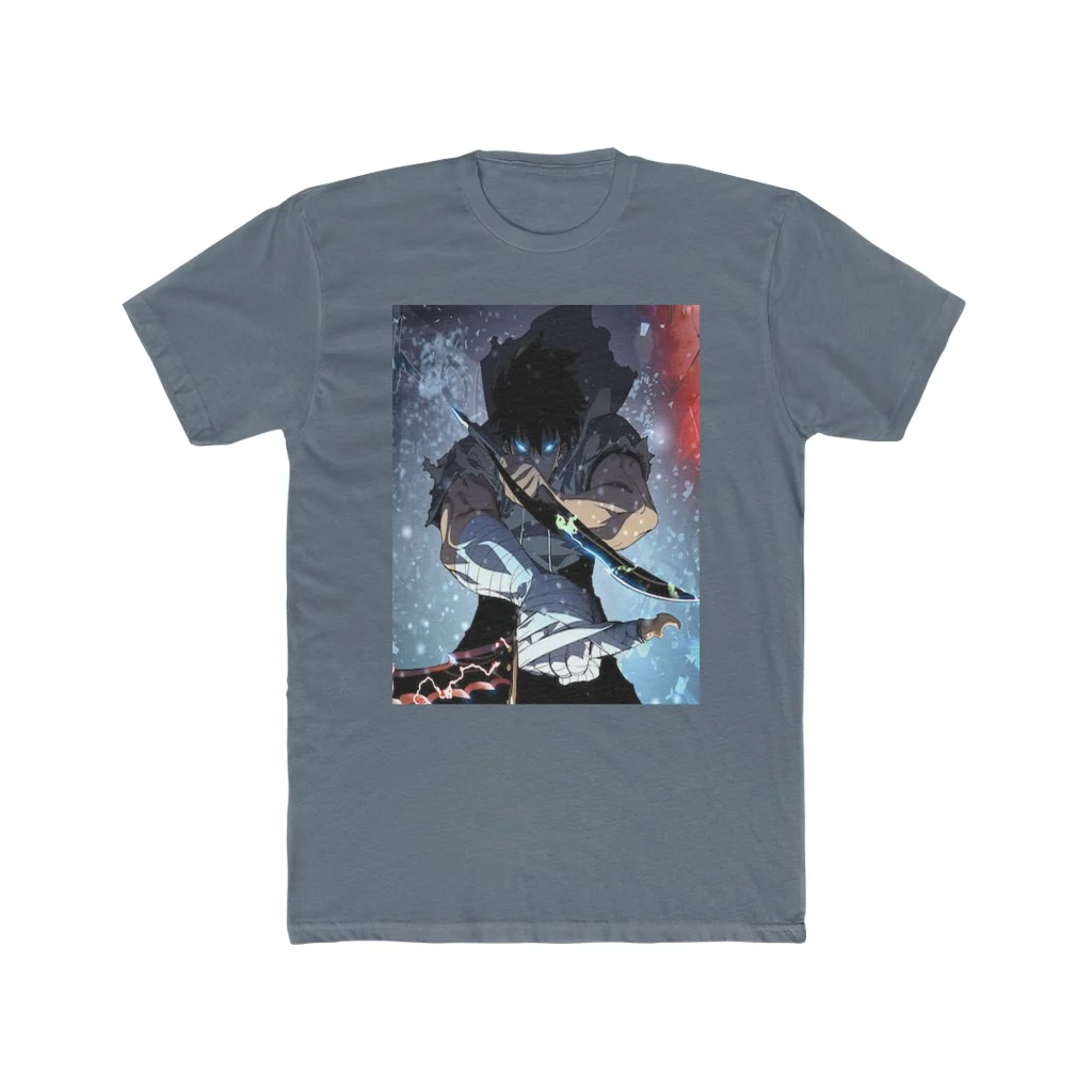 Sung Jin-Woo Solo Leveling Crew T-Shirt - Image 6