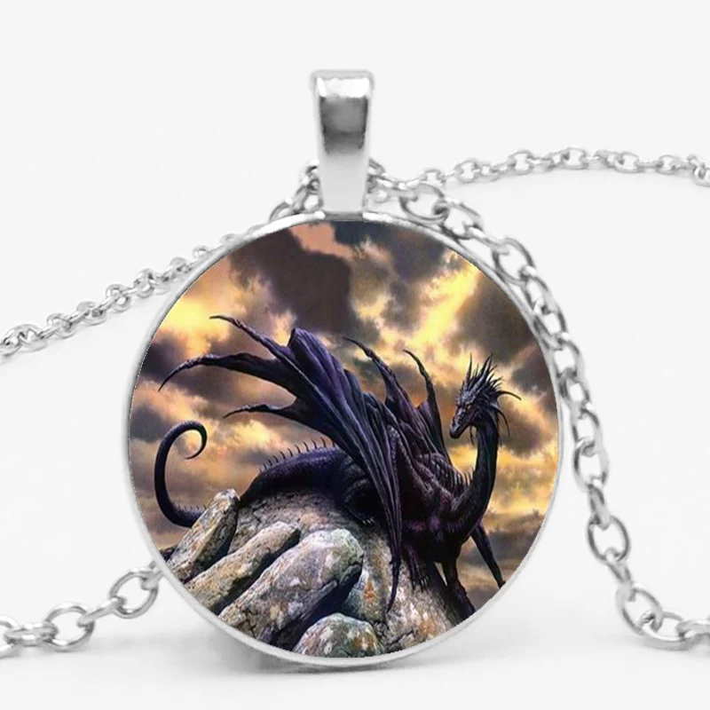 Western Dragon Region Black Dragon Pendant Necklace Jewelry Necklace Pendant Black Dragon - Image 5